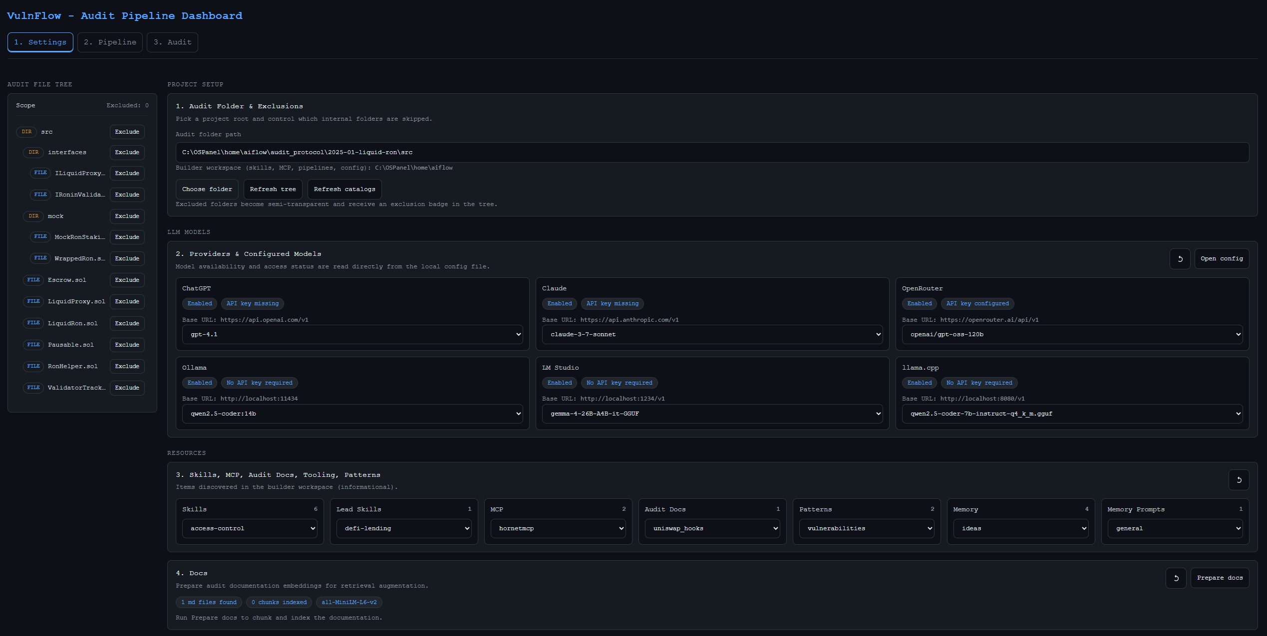 VulnFlow screen 1