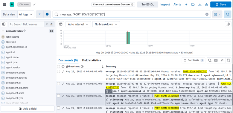 Port Scan Logs