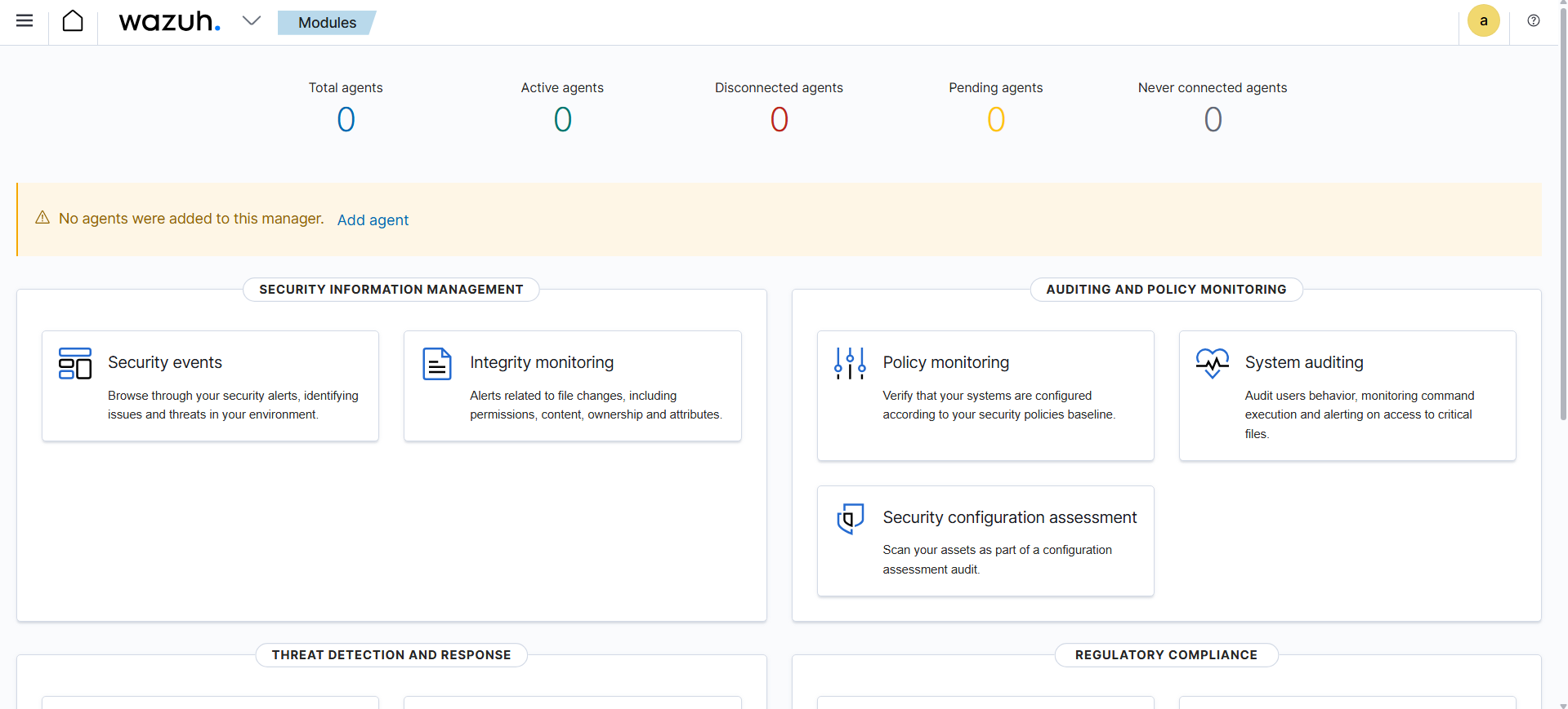Wazuh 模块 Dashboard