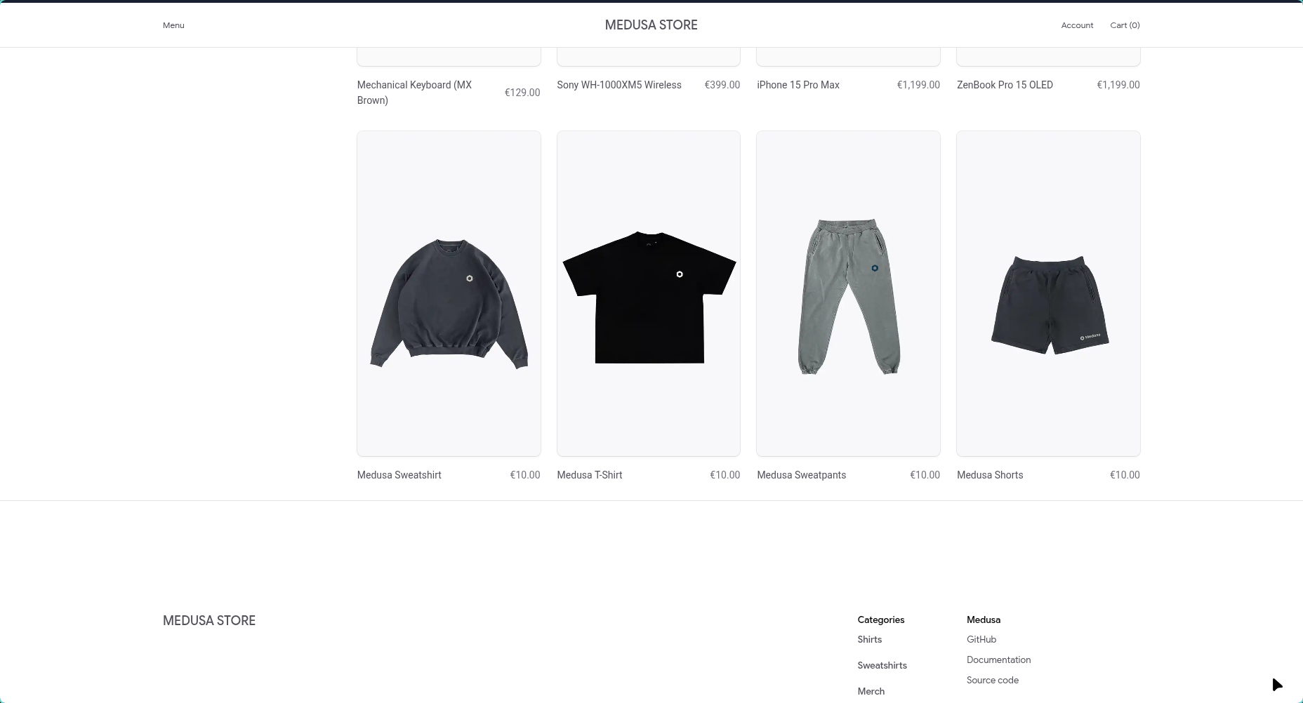 Normal Client Storefront