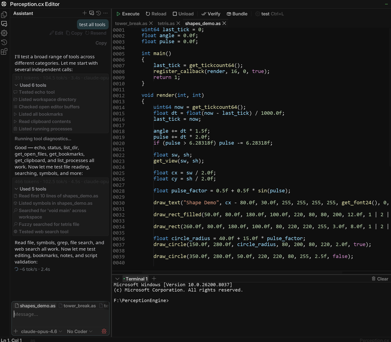 Perception IDE - AI Chat