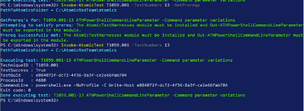 Powershell output