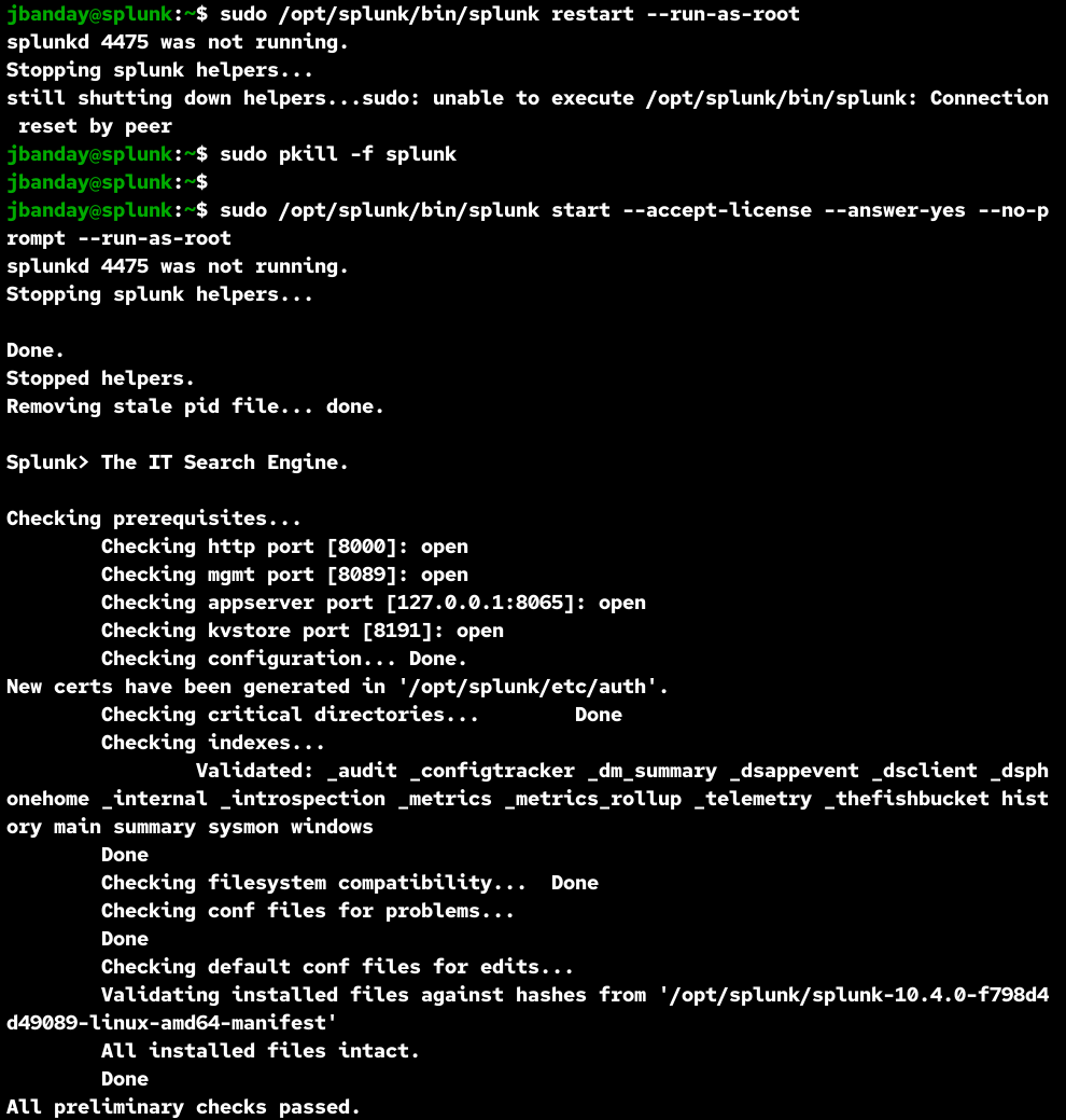 Splunk Troubleshooting Workflow