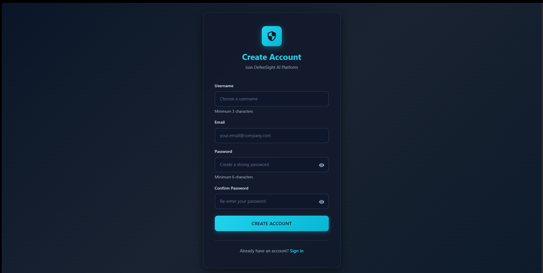 User Registration