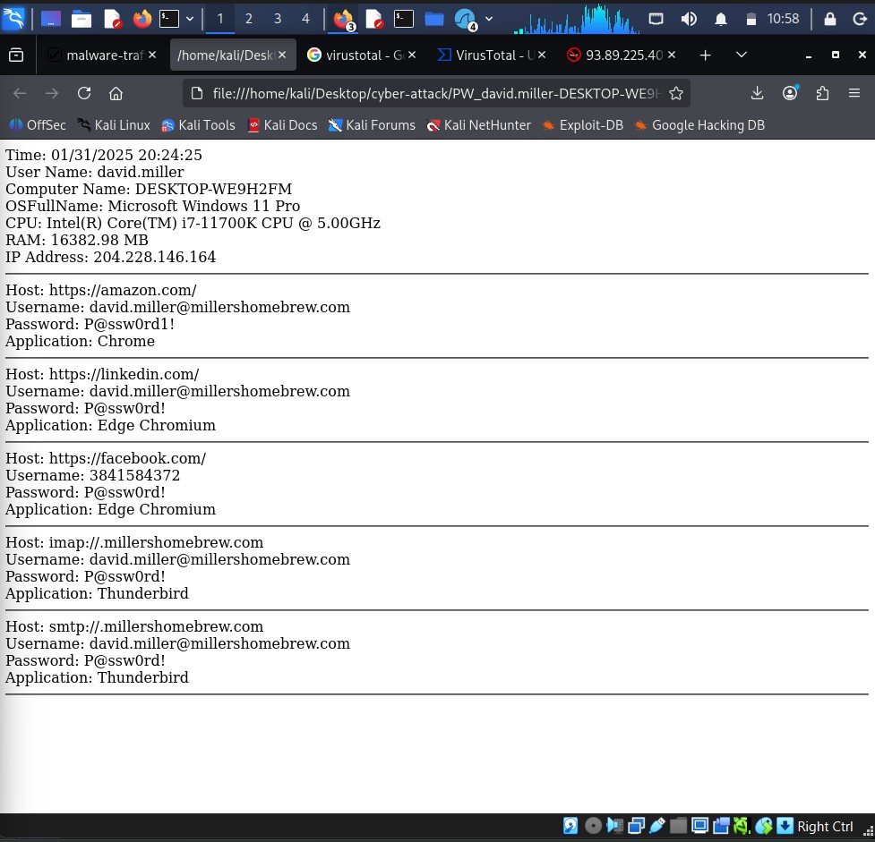 Credential Dump