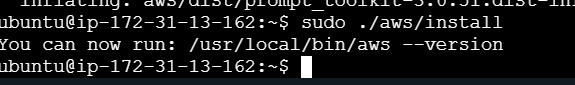 已安装 AWS CLI