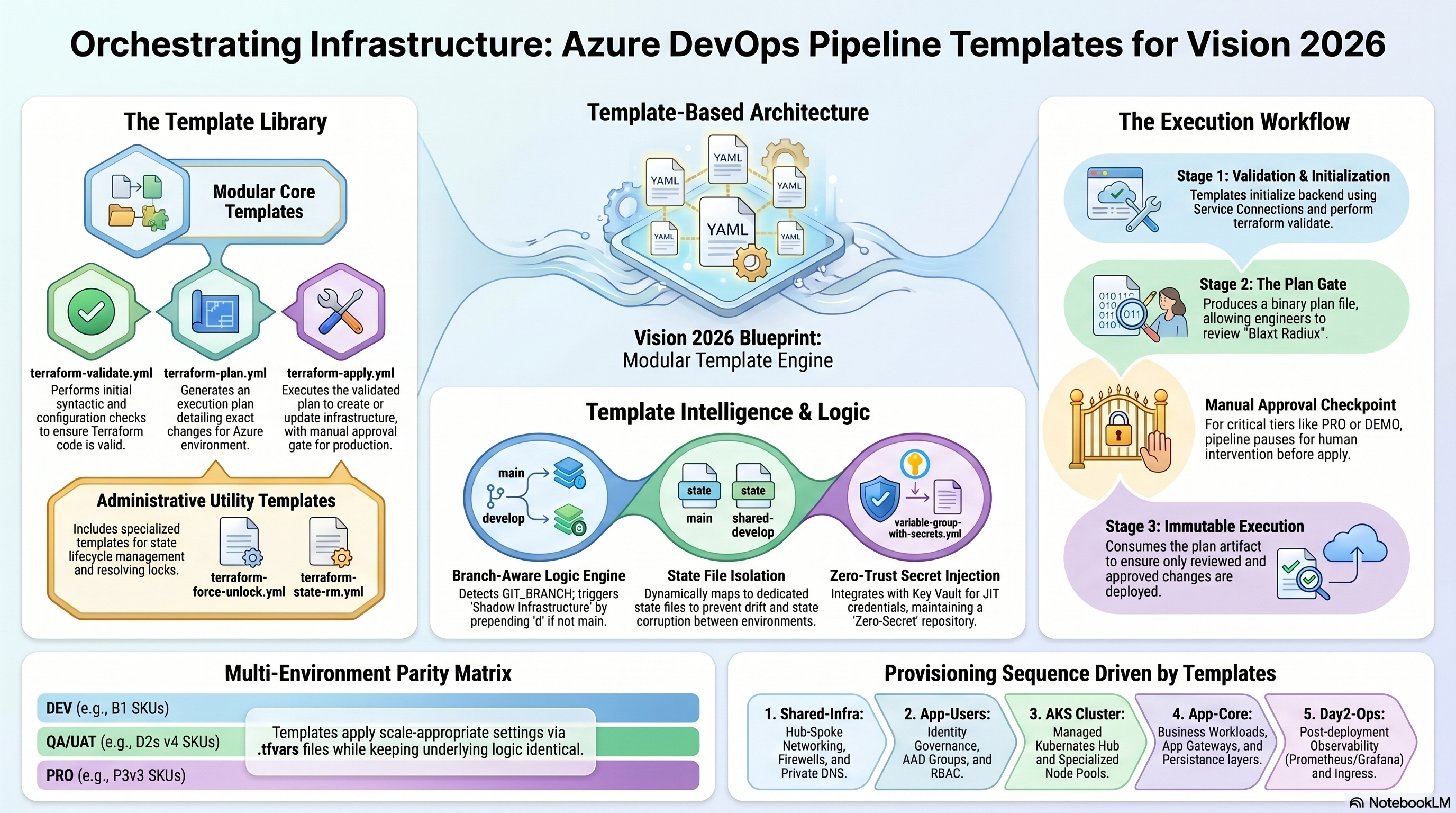 Infrastructure Orchestration Azure DevOps Pipeline Template Blueprint