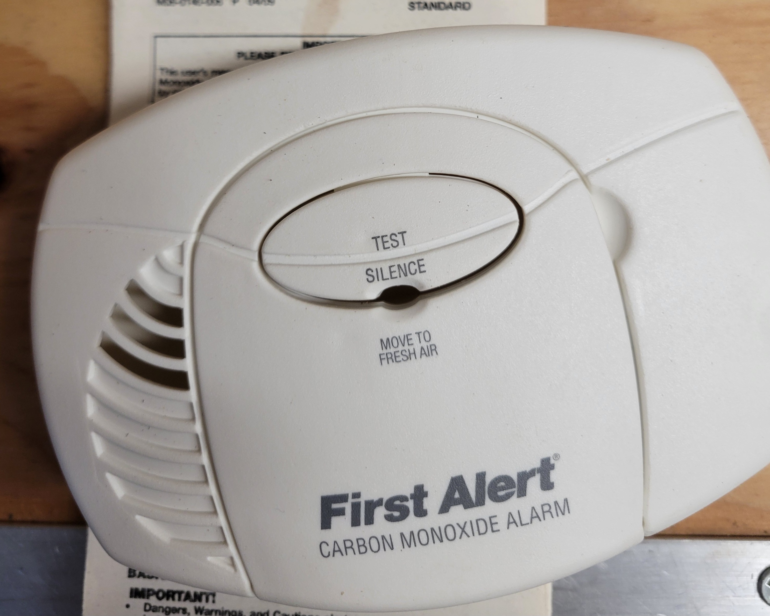 First Alert CO Alarm