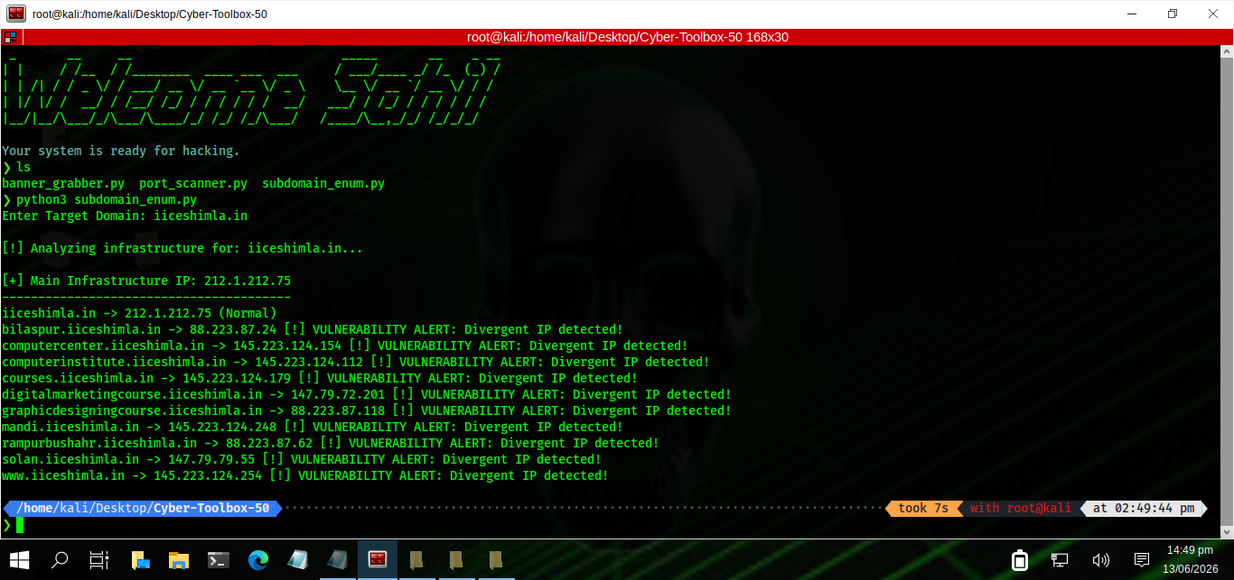 Subdomain Kali