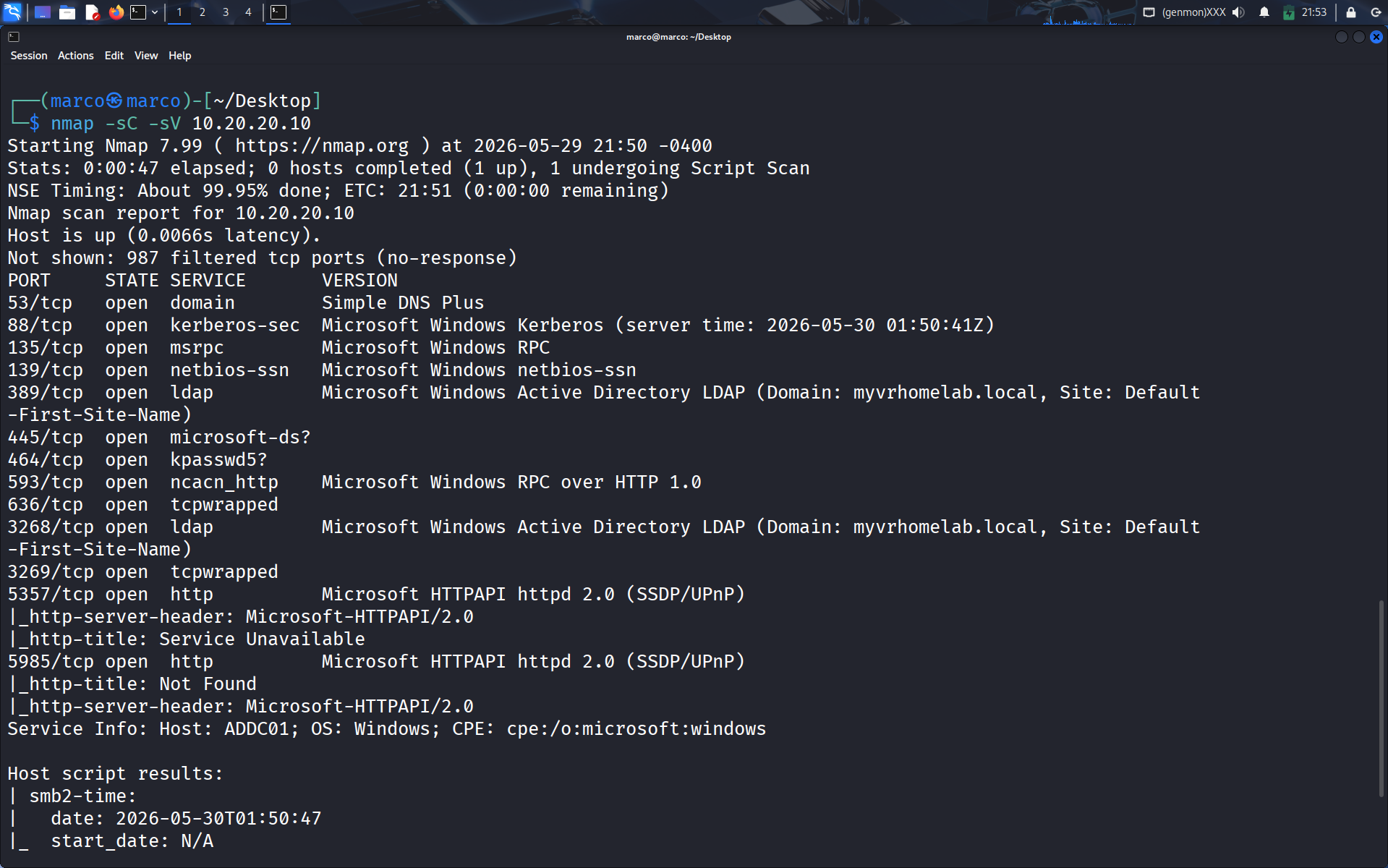 02 – Nmap Reconnaissance Scan