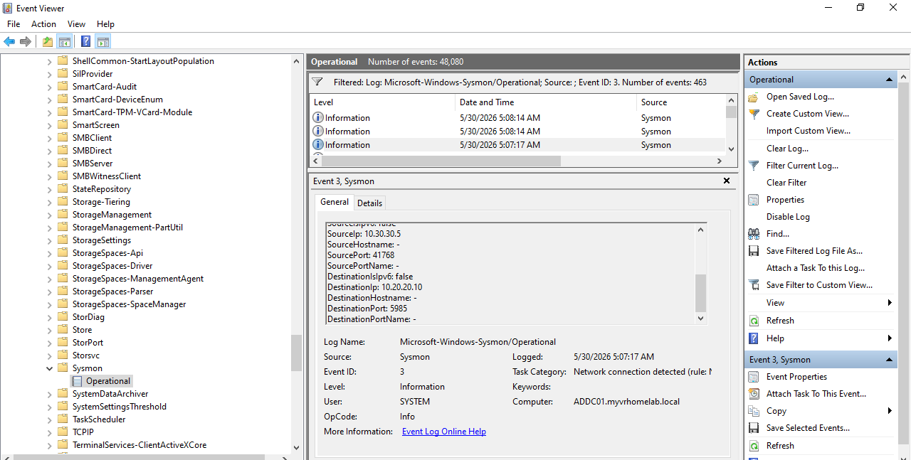 01 - Sysmon Event ID 3 Detection 