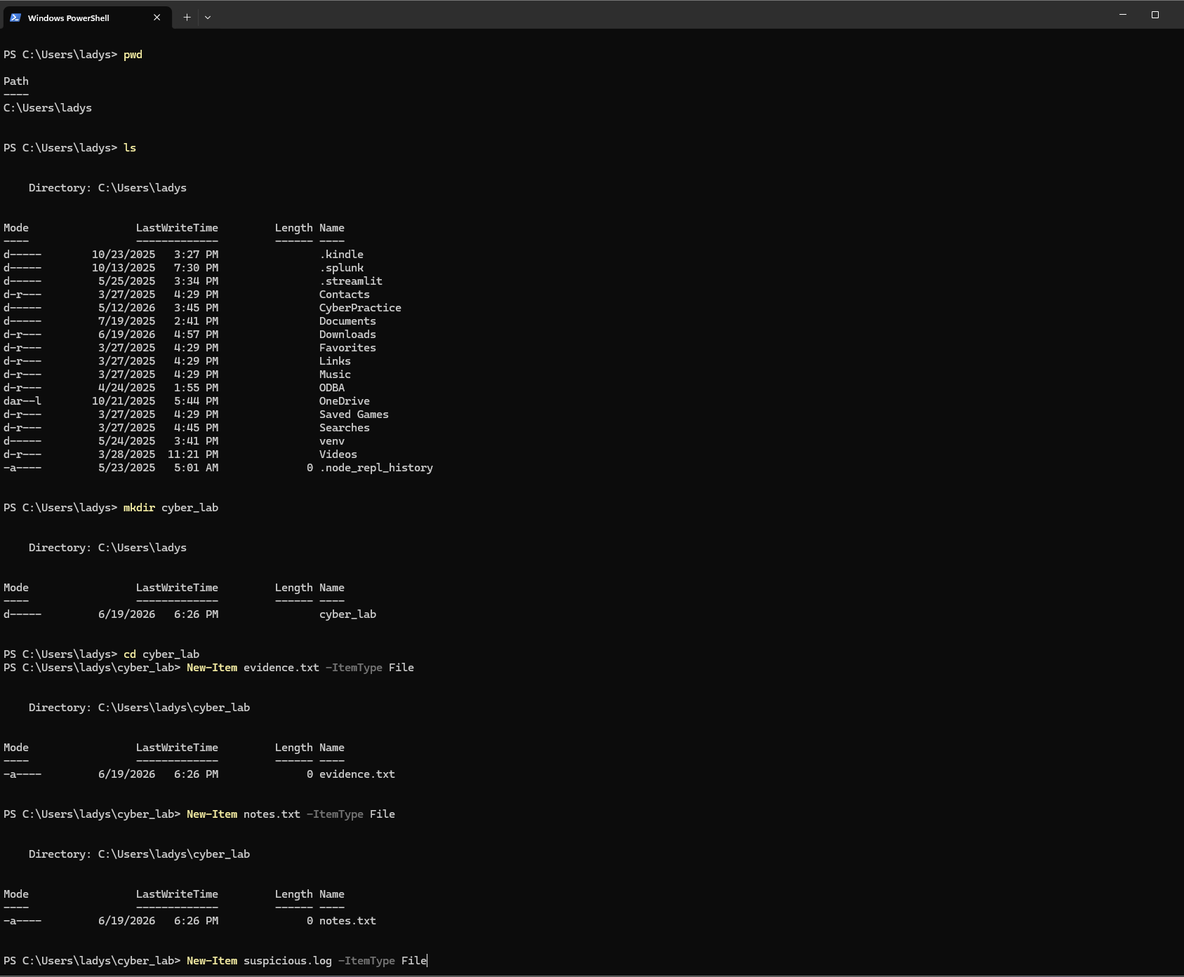 Creating Files