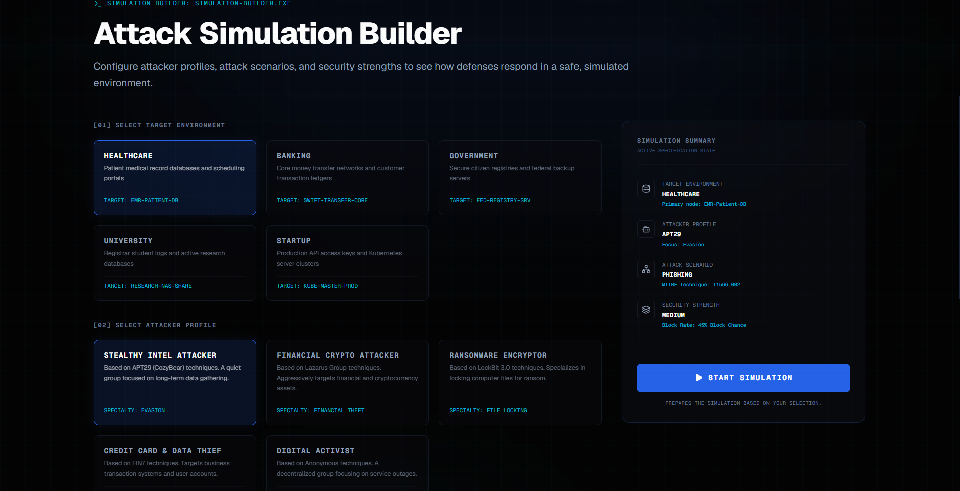 Simulation Builder