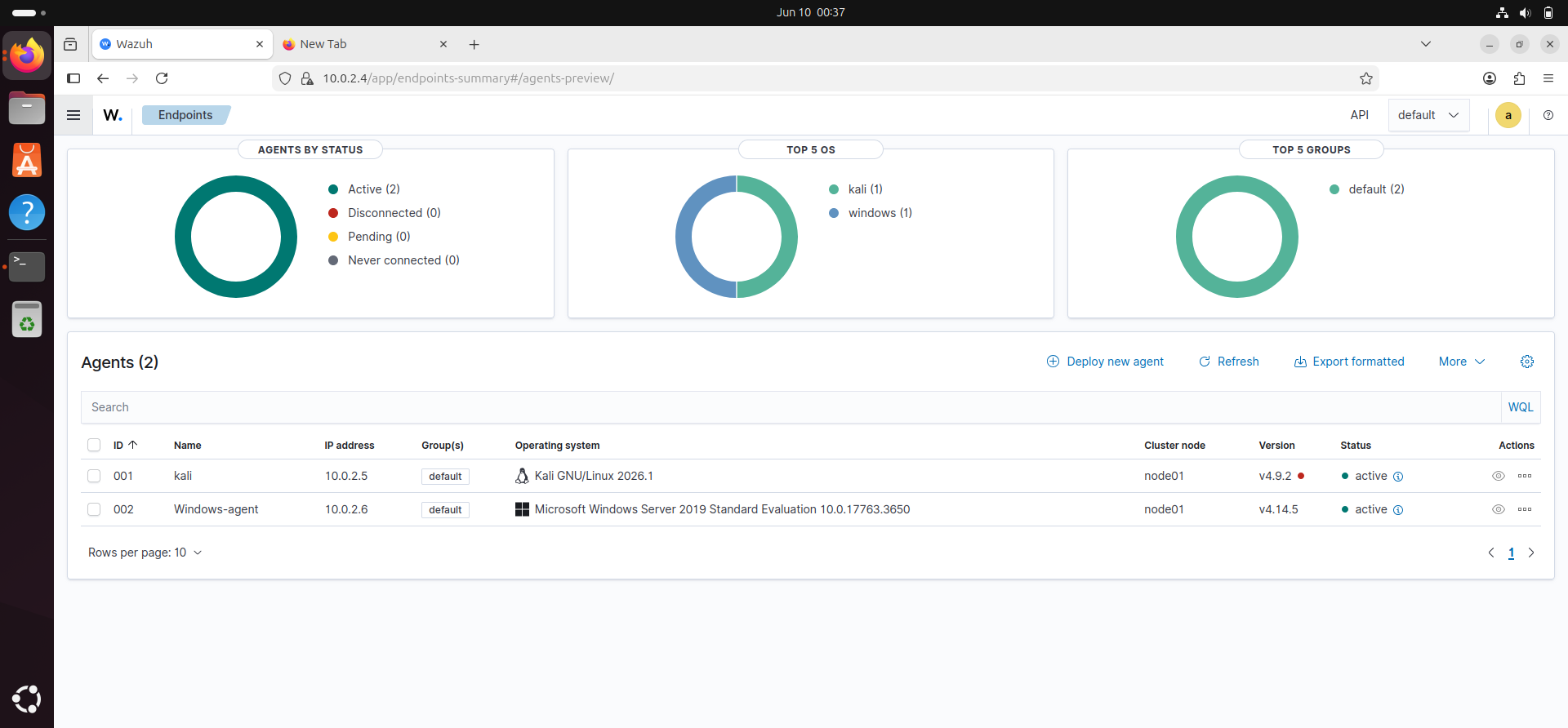 Wazuh Dashboard