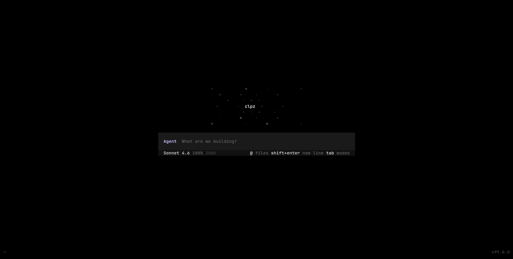 clpzcode terminal