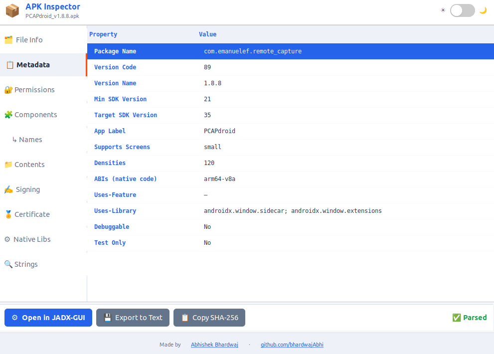 Metadata