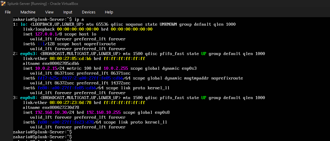 Splunk Server IP