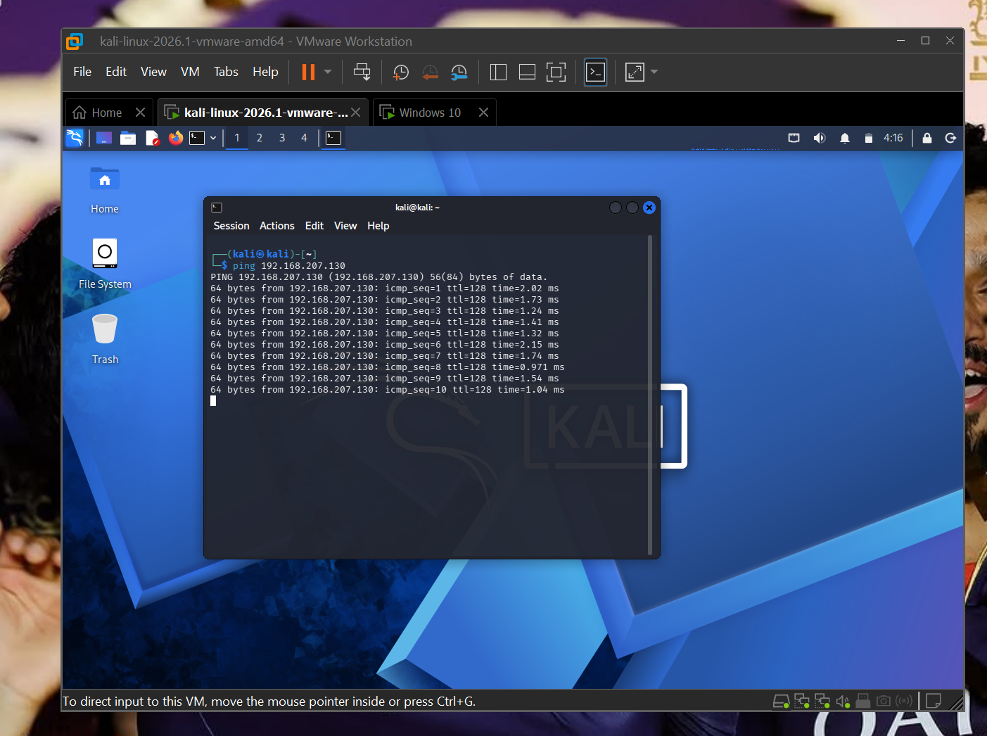 Ping Windows