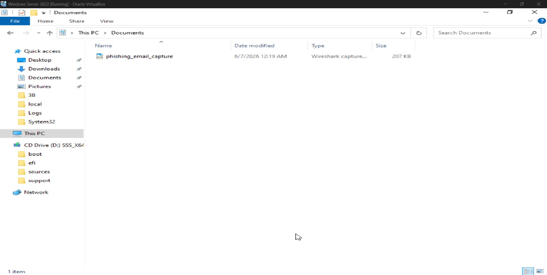 Wireshark PCAP Saved