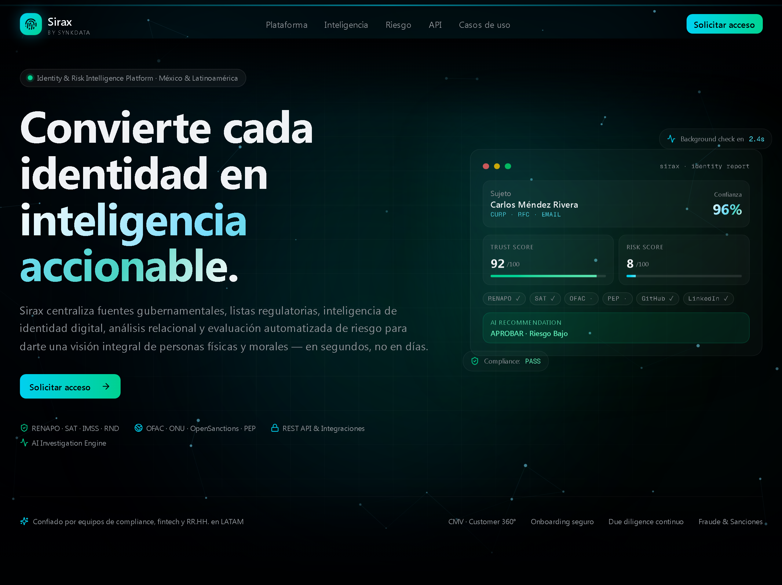 SIRAX Platform Banner