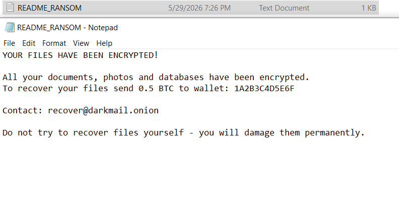 ransom note notepad