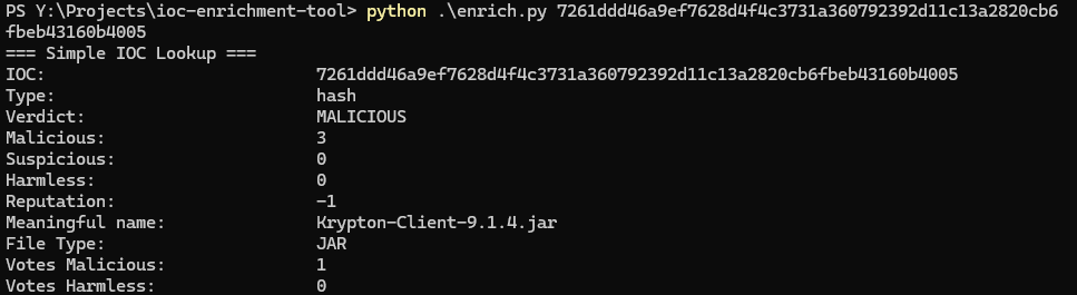 Hash Lookup