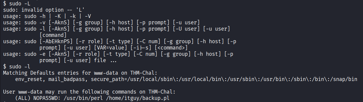 Sudo Privilege Escalation