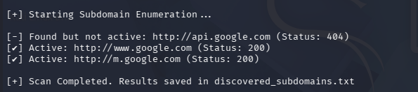 Subdomain Scan