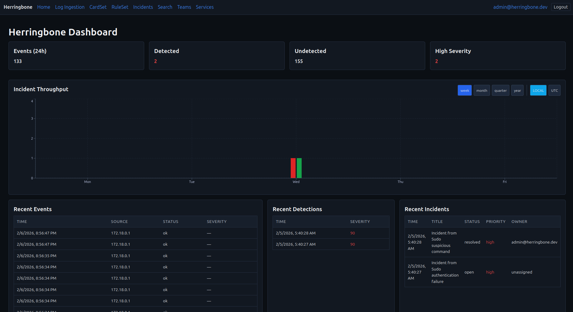 Homepage screenshot