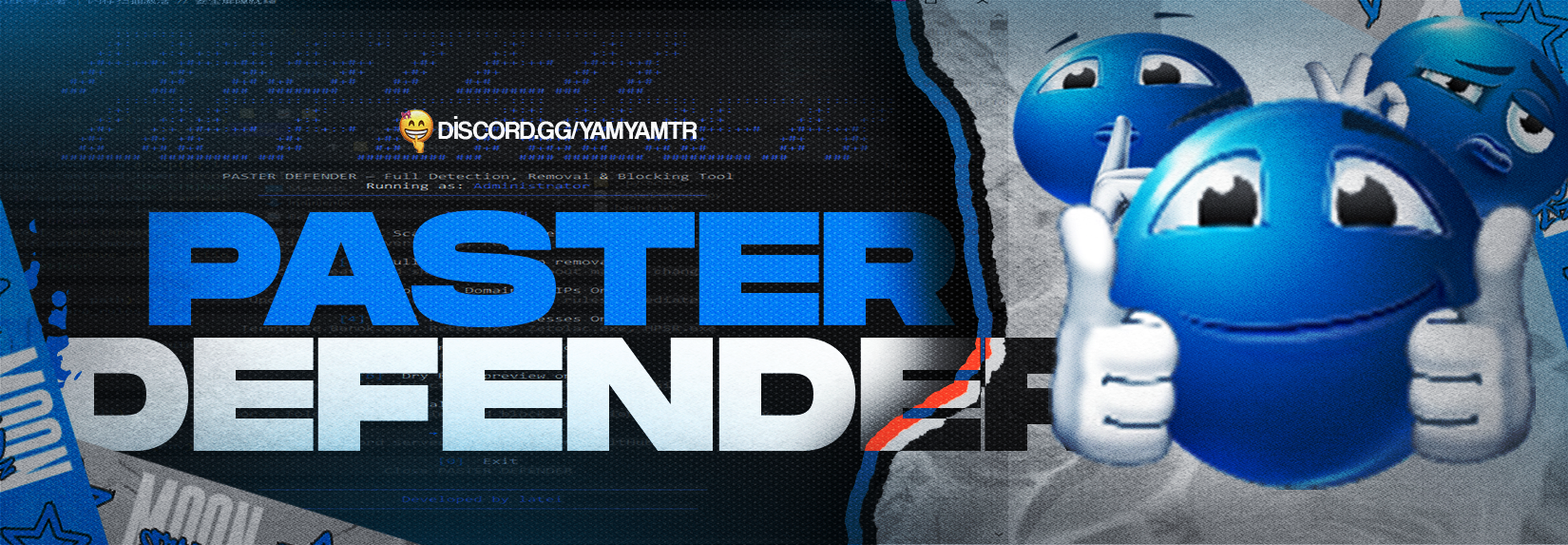 PASTER DEFENDER Banner