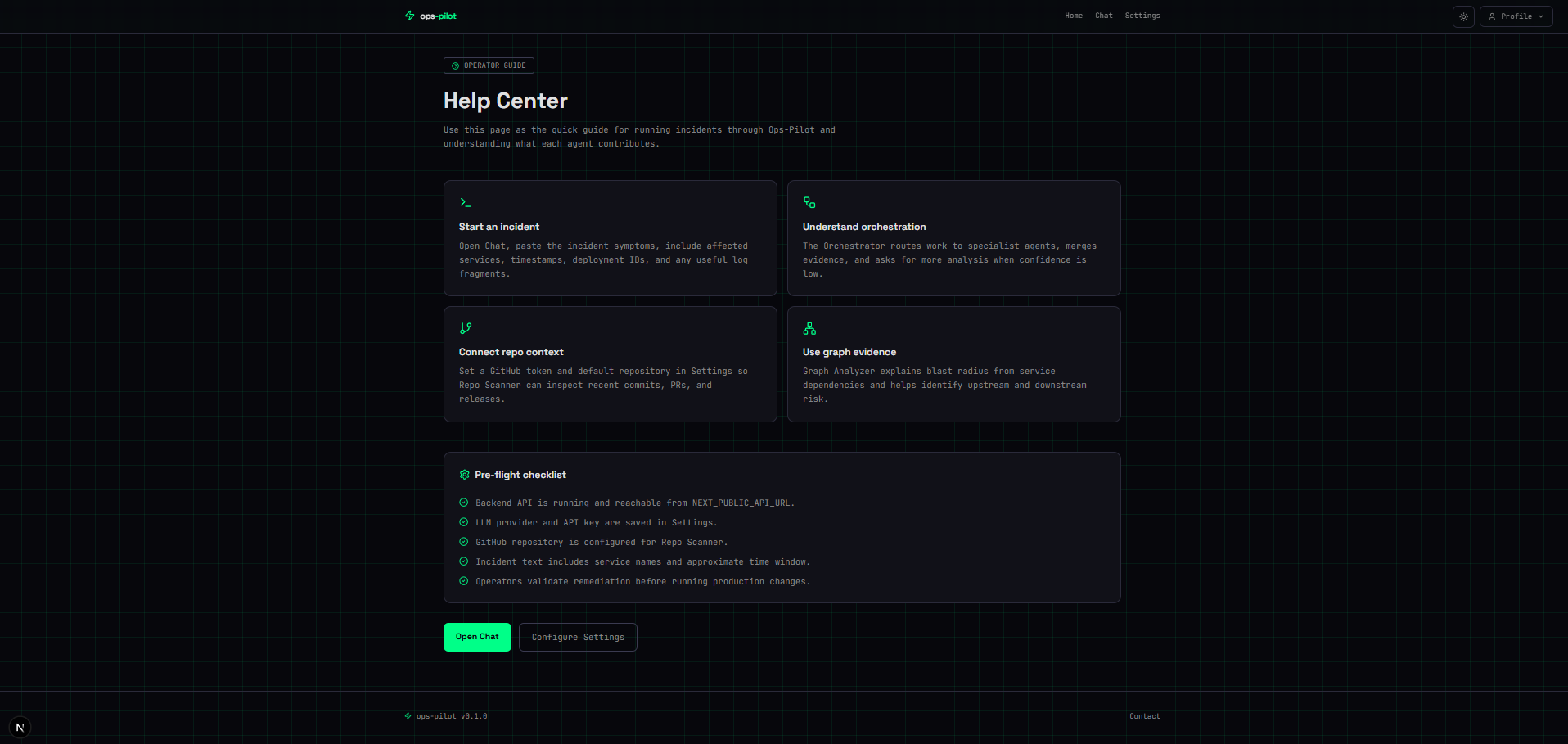 Help Page