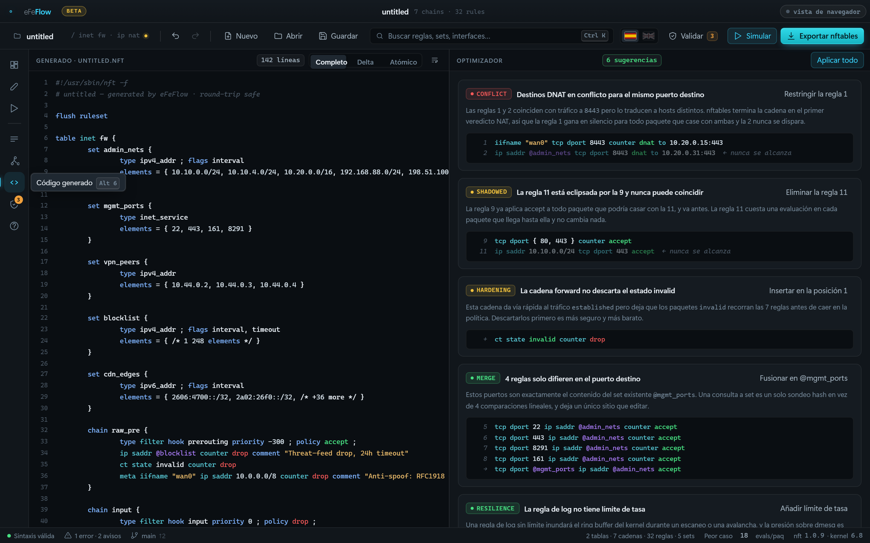 Generated code
