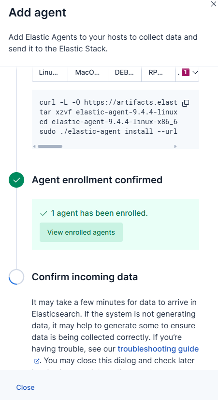 Agent 已注册状态