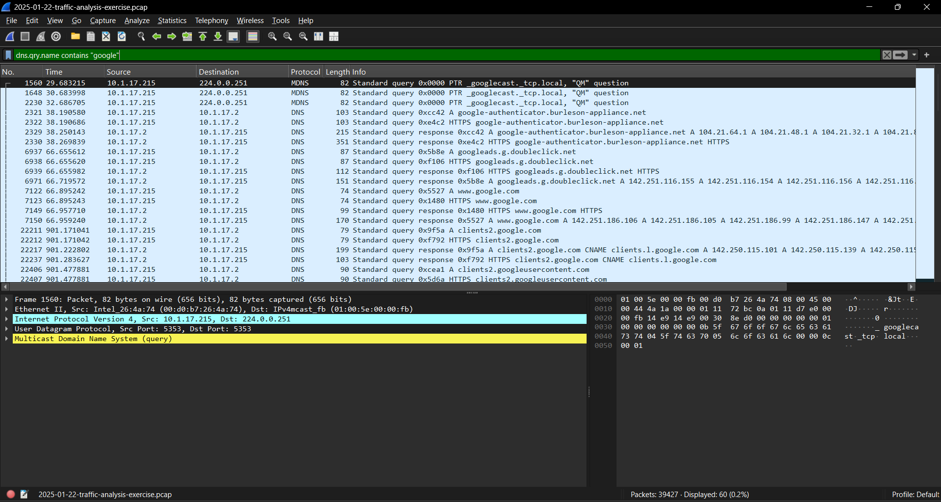 Google DNS 过滤器