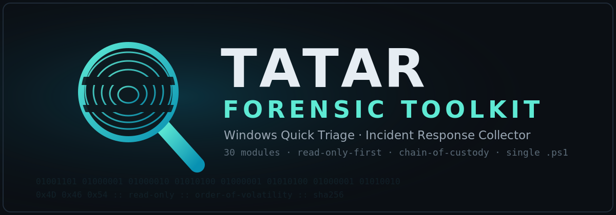 TATAR Forensic Toolkit
