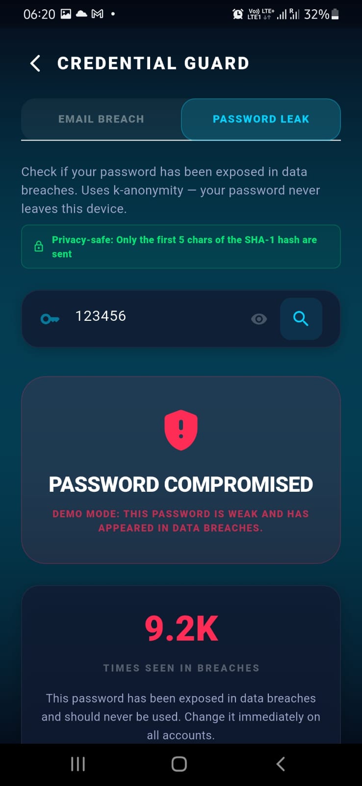 Credential Guard - Password Leak
