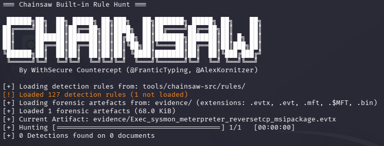 Chainsaw 内置规则结果