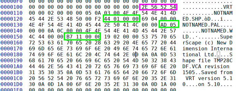 VRT_file_headers