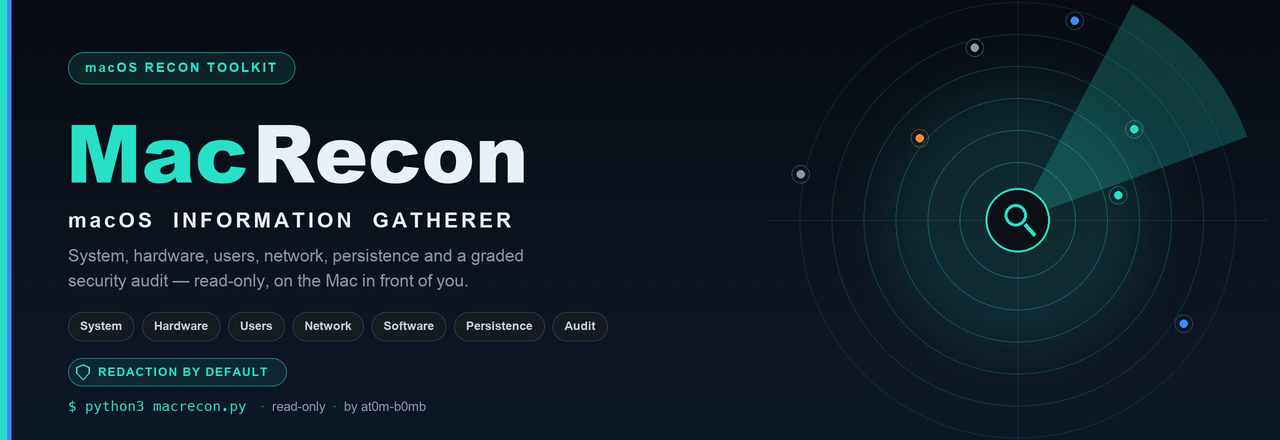 MacRecon — macOS Information Gatherer