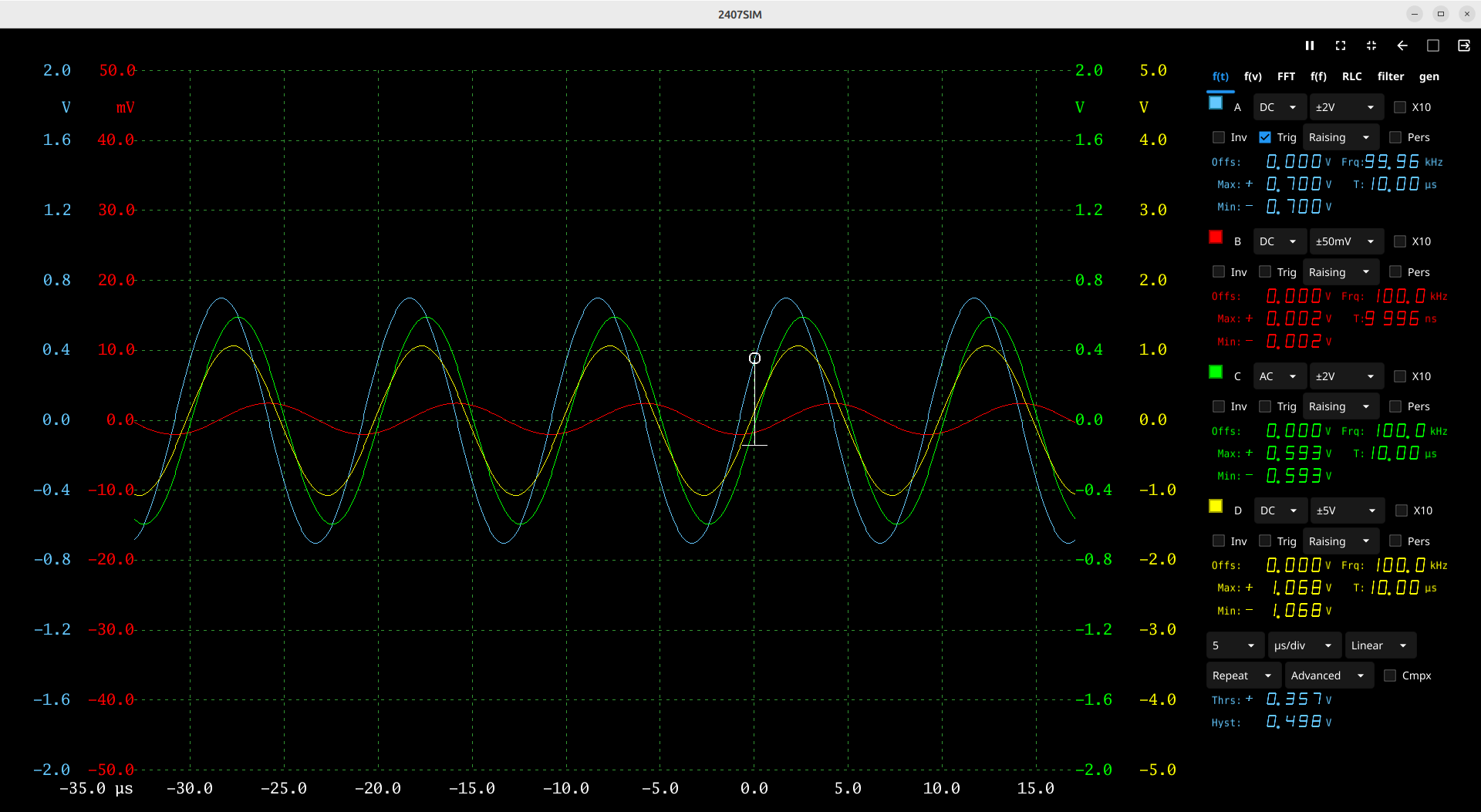 Fynescope Interface Screenshot