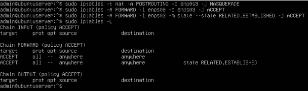 iptables 规则已验证