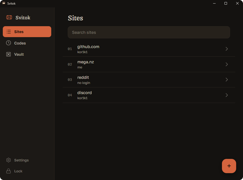 Desktop - sidebar layout