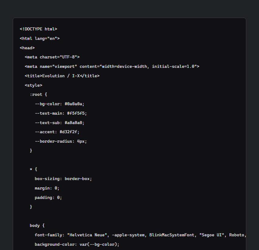 A Markdown-only response containing a complete Lancer Evolution gallery implementation