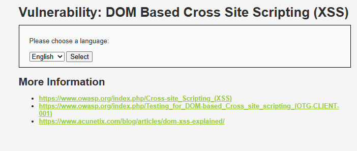 XSS DOM High