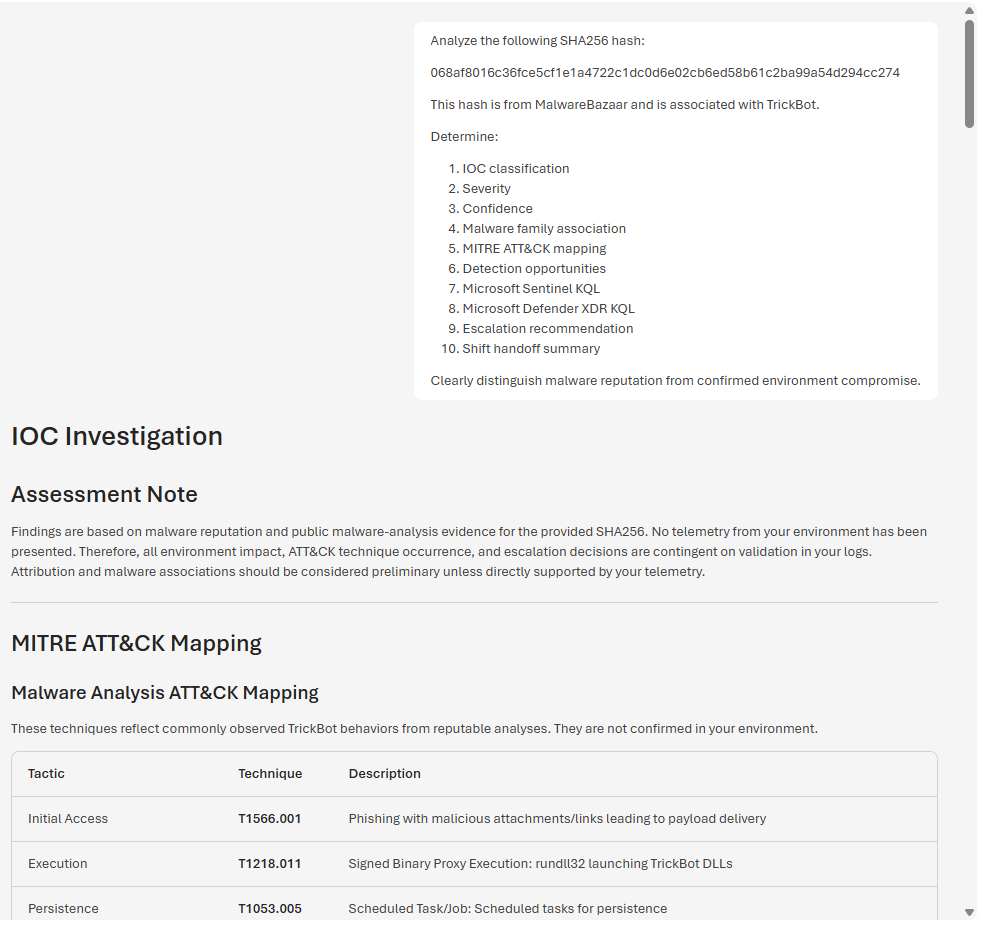 Malware Hash Analysis