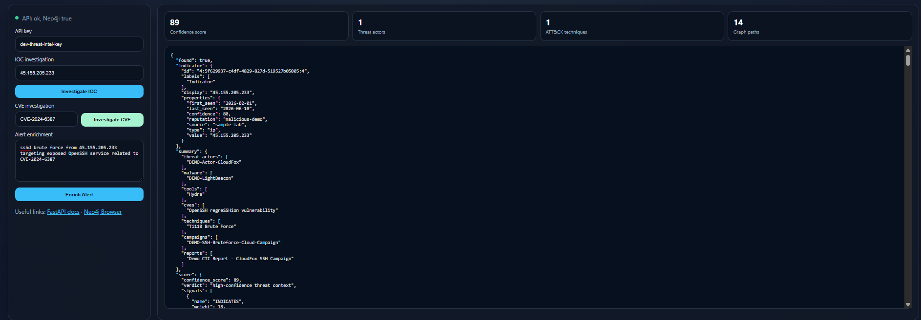 IOC 调查 UI