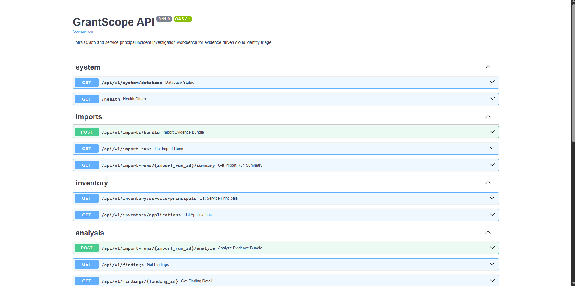 SignalProof Swagger API