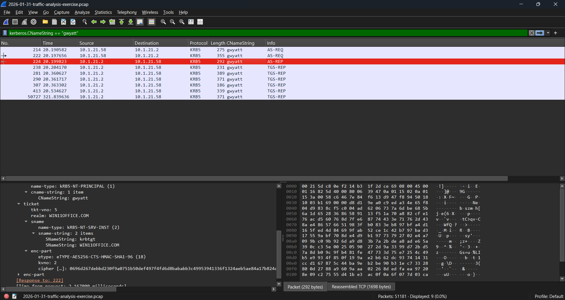 Kerberos AS-REQ