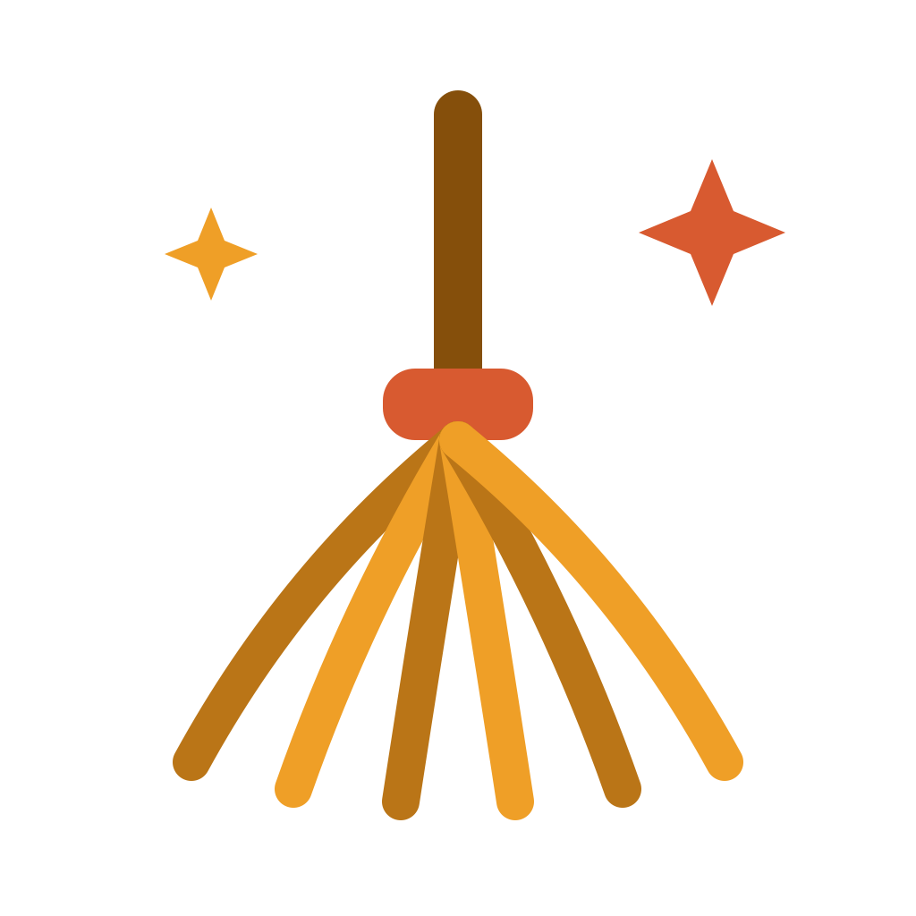 Jharu disk cleaner logo